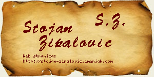 Stojan Zipalović vizit kartica